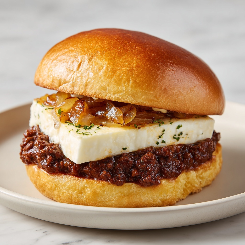 French Onion Beef Sloppy Joes Recipe - Recipe Image