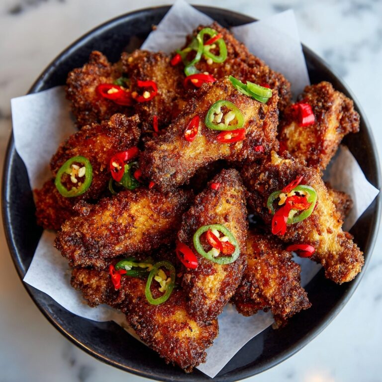 Chinese Salt and Pepper Chicken Wings Recipe
