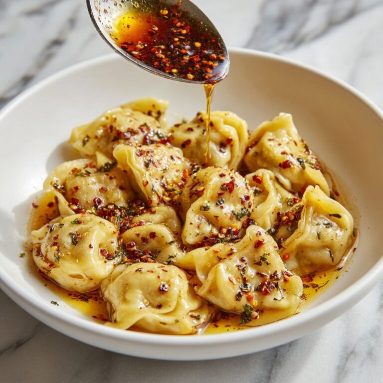 Turkish Dumplings with Garlicky Yogurt and Spiced Oil Recipe
