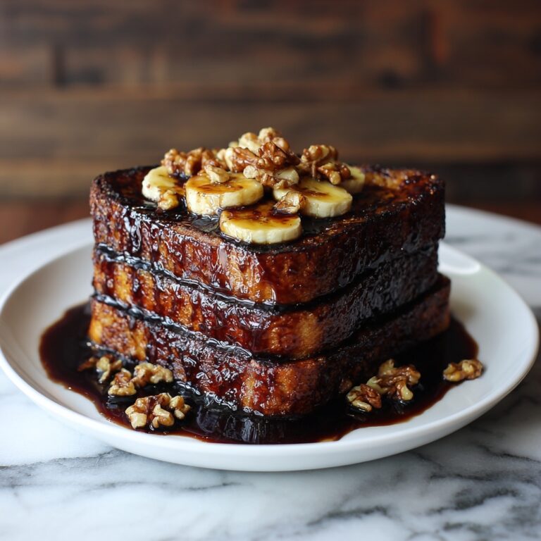 Bananas Foster French Toast with Banana Bread Recipe