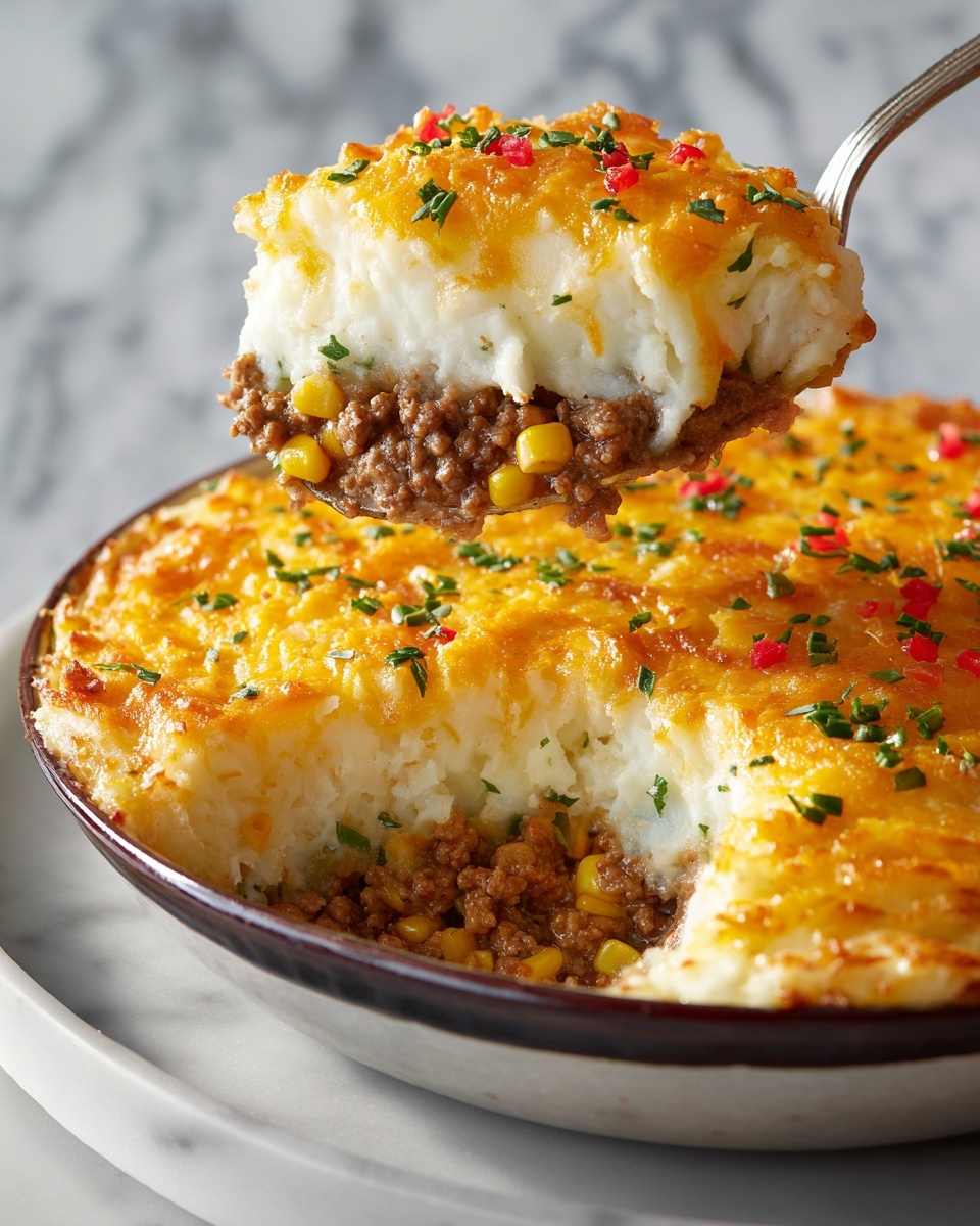 Cowboy Meatloaf and Potato Casserole Recipe - Recipe Image