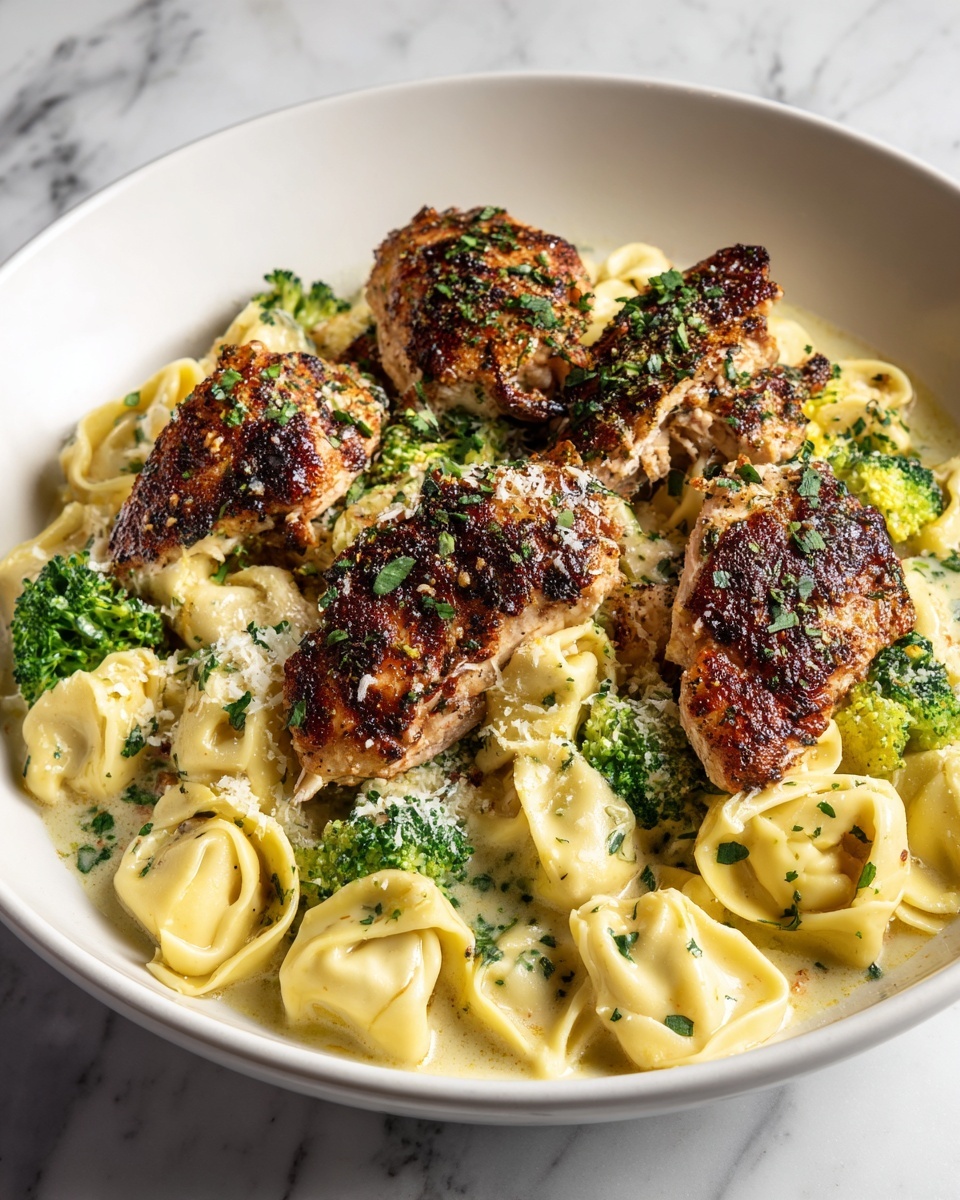 Garlic Parmesan Chicken Tortellini: A Delicious & Easy Recipe - Recipe Image