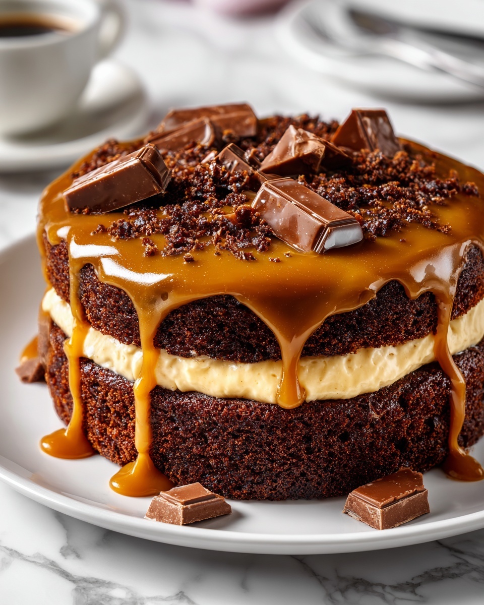 Chocolate Caramel Dump Cake Recipe - Recipe Image