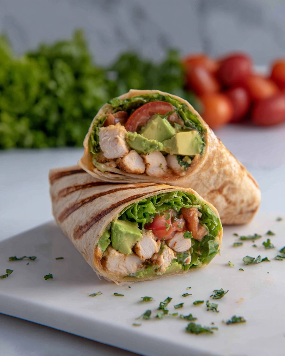 Chicken Avocado Wrap Recipe - Recipe Image