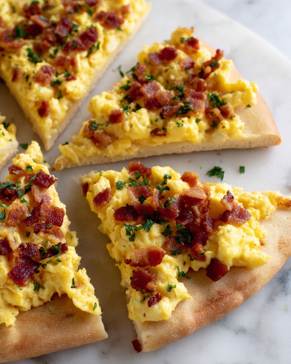 Easy Breakfast Pizza on a Tortilla Recipe - Recipe Image