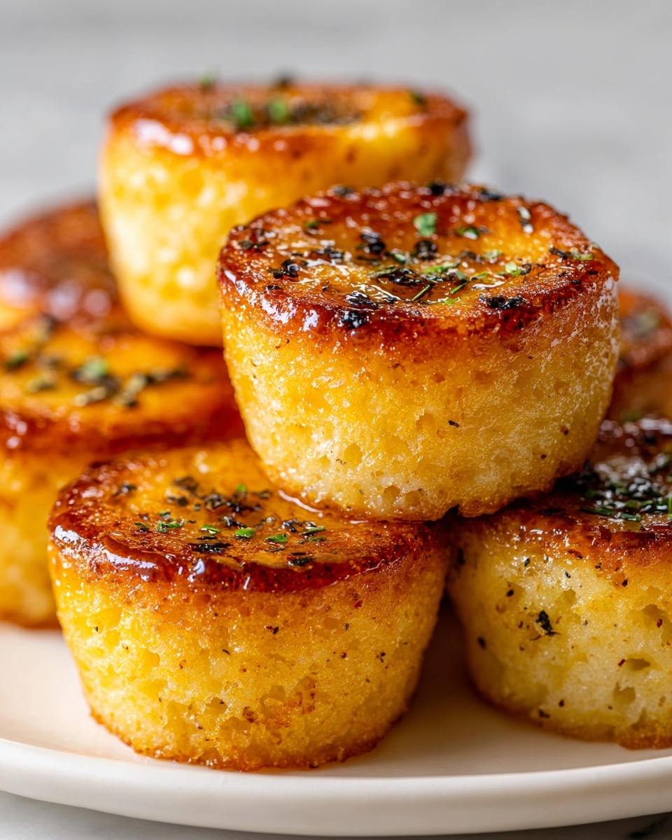 Southern-Style Honey Butter Cornbread Poppers Recipe - Recipe Image