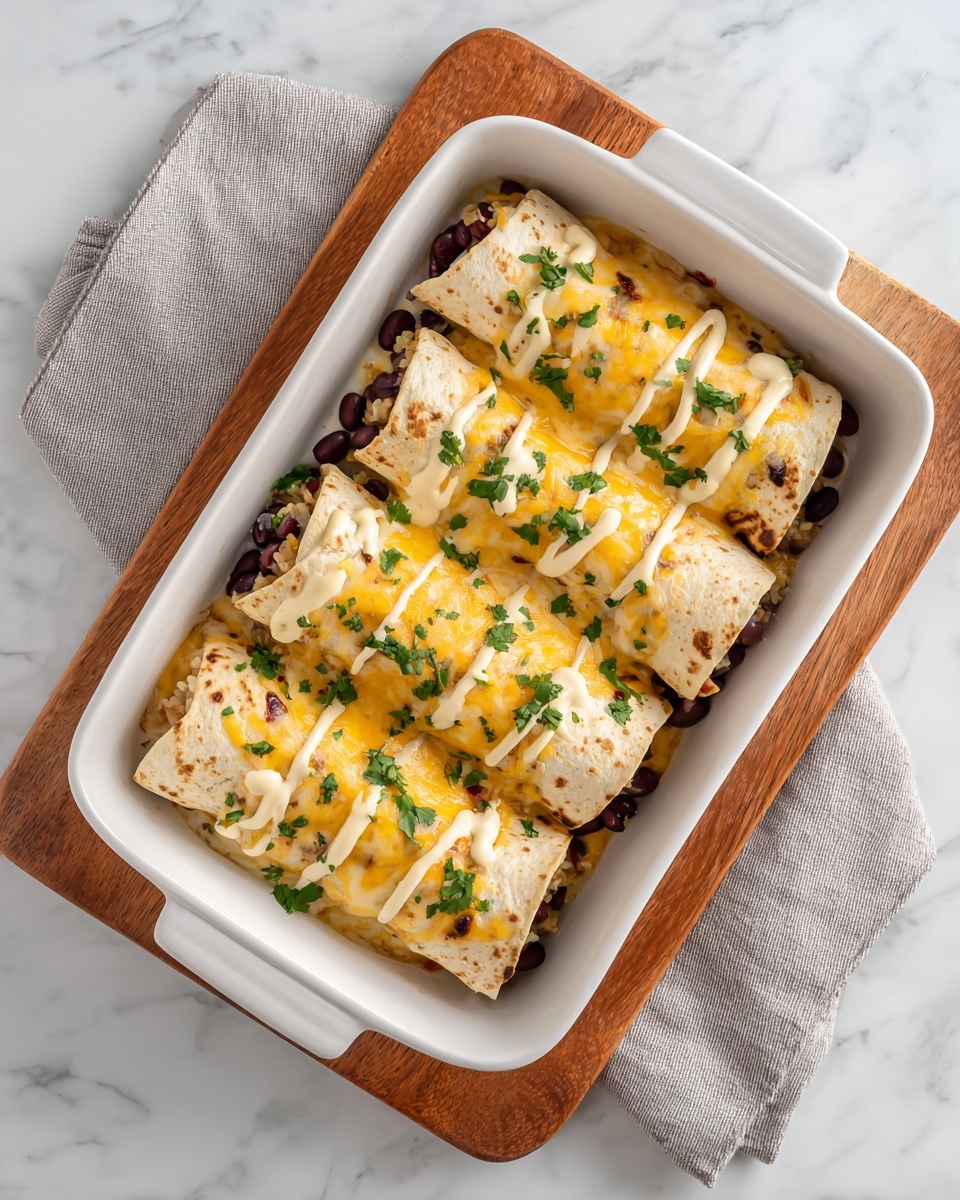 Veggie and Black Bean Enchiladas Recipe - Recipe Image