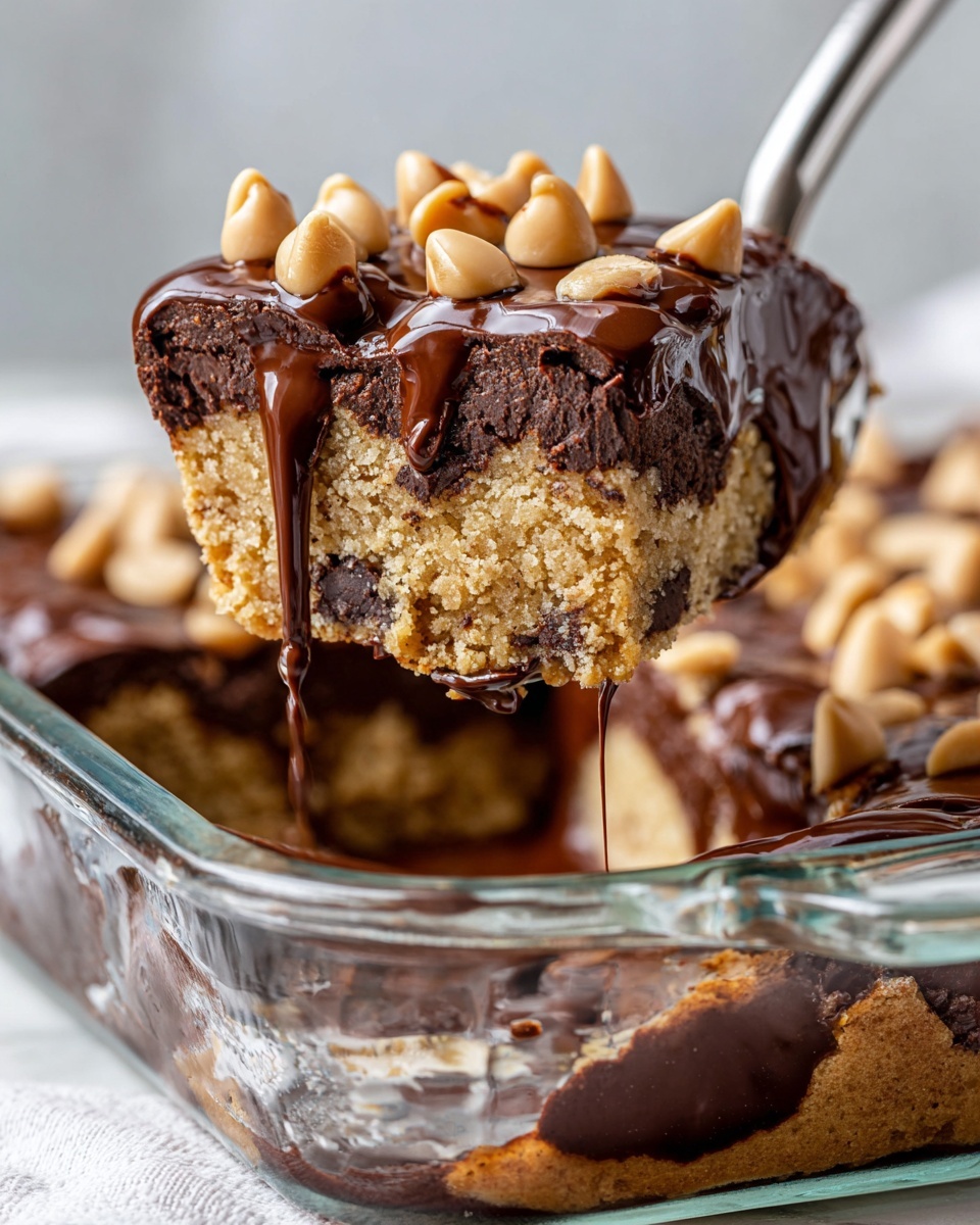 Peanut Butter Cup Dump Cake Recipe - Recipe Image
