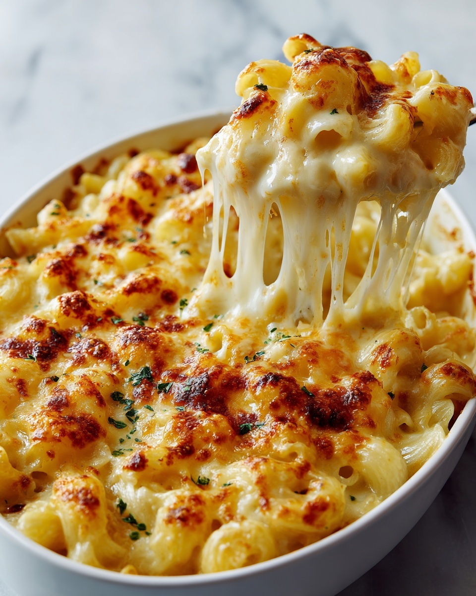 Five Cheese Baked Mac & Cheese Recipe - Recipe Image