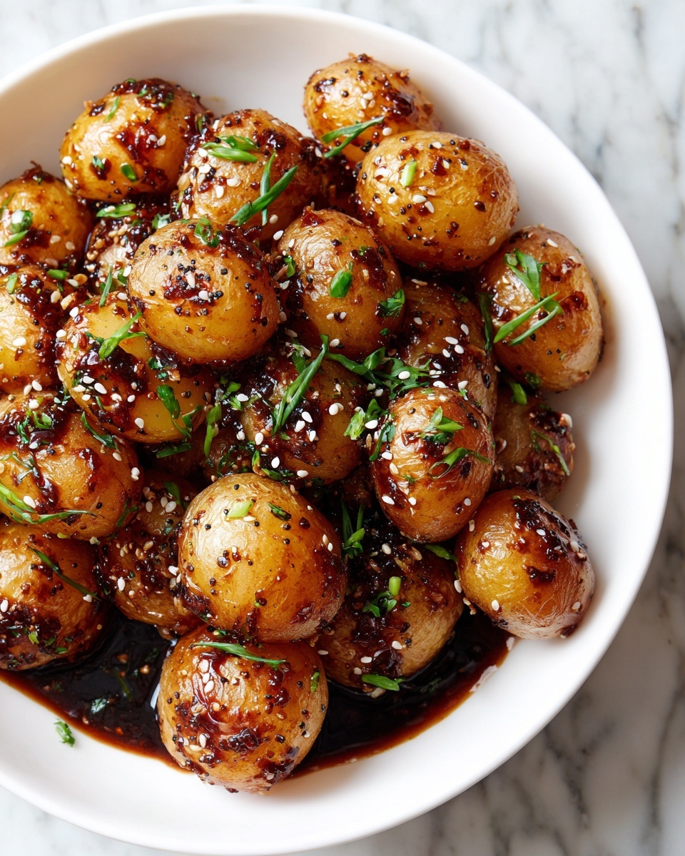 Honey Mustard Roasted Baby Potatoes Recipe - Recipe Image