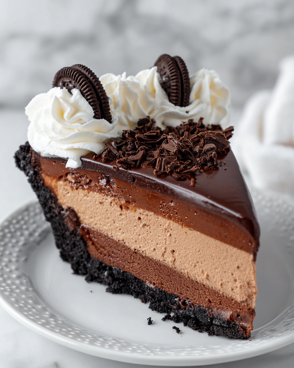 No Bake Chocolate Cheesecake Recipe - Recipe Image