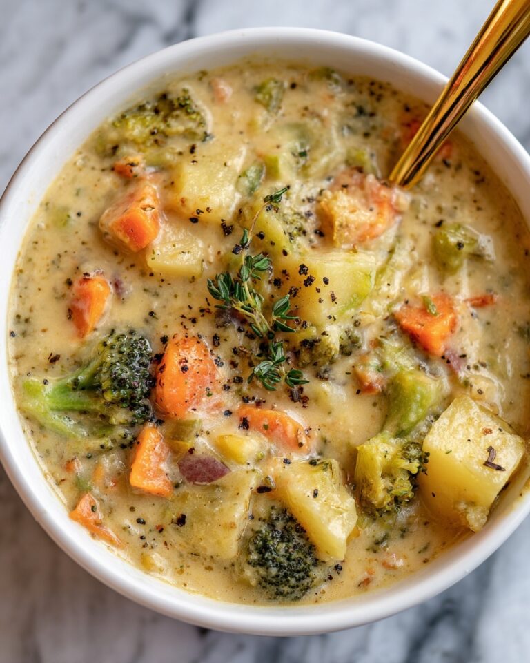 Broccoli Potato Cheese Soup Recipe