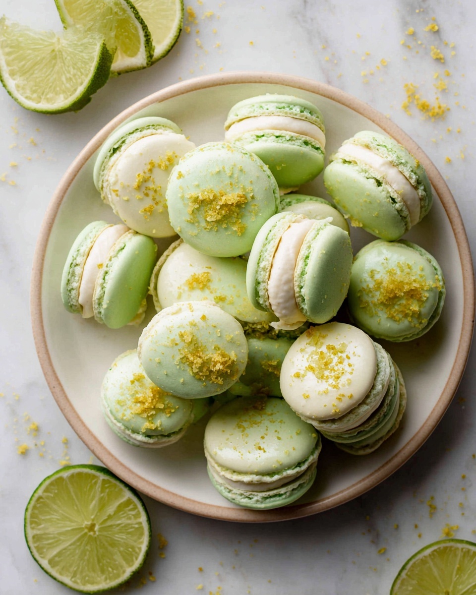 Key Lime Macarons Recipe - Recipe Image