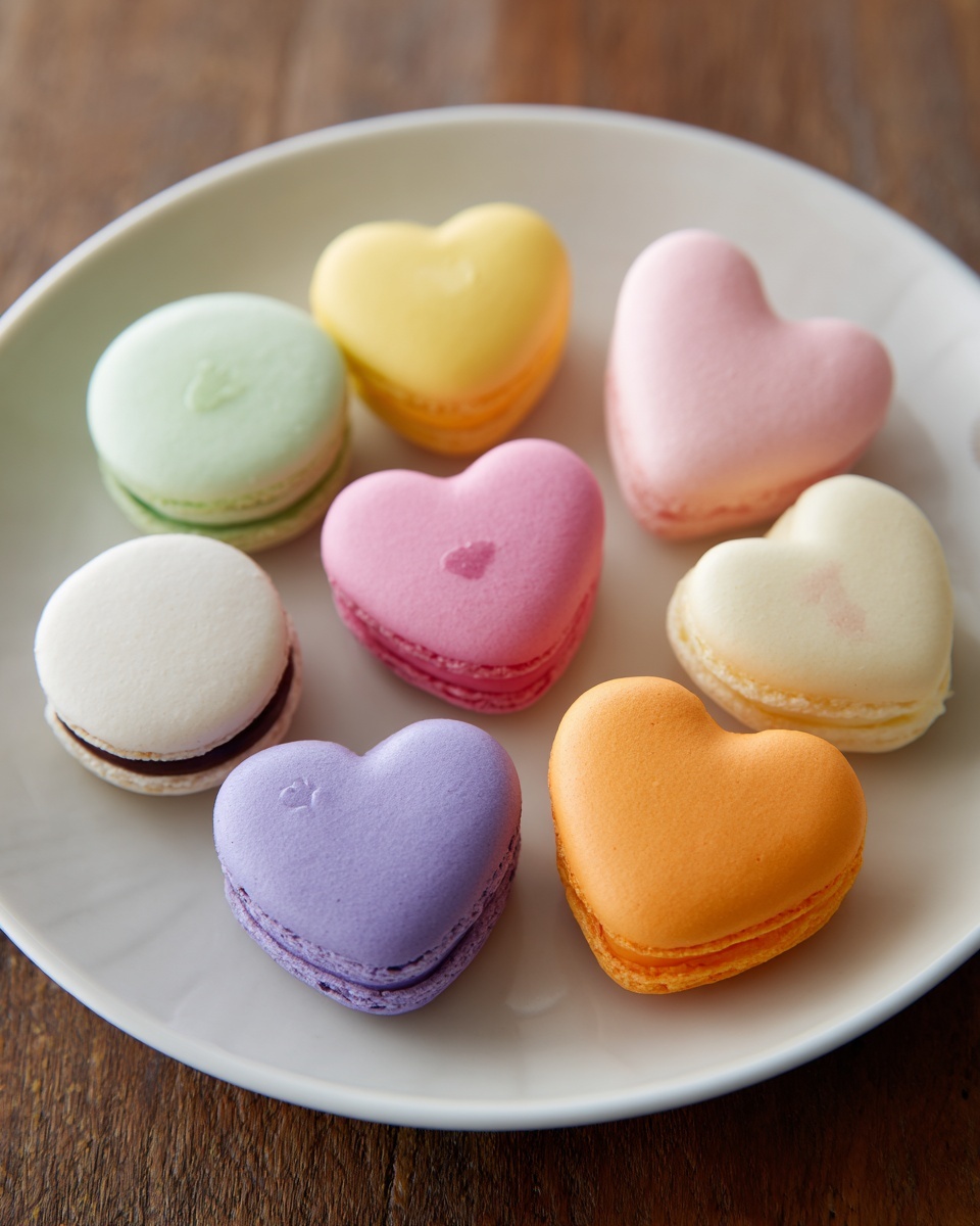 Heart-Shaped Macarons Recipe - Recipe Image