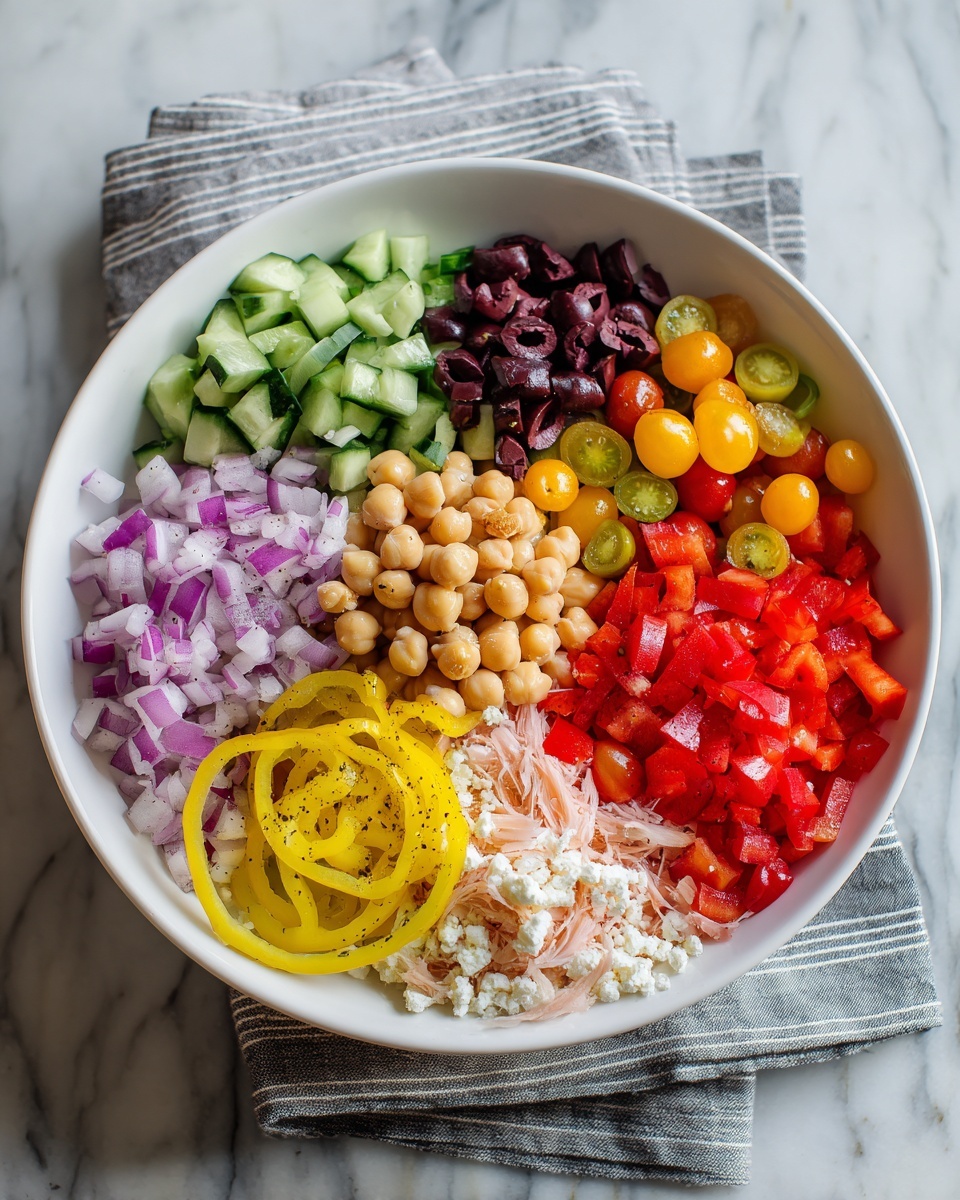 Healthy Protein Salad Bowl Recipe - Recipe Image