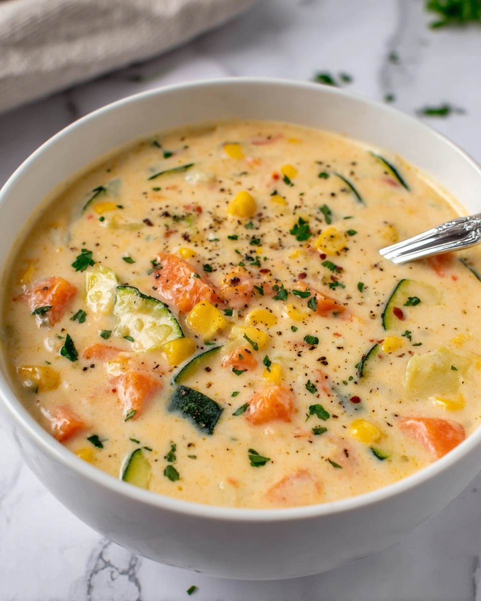 Zucchini Corn Chowder Recipe - Recipe Image