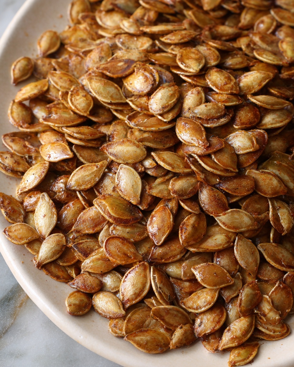 Sweet and Salty Roasted Pumpkin Seeds Recipe - Recipe Image