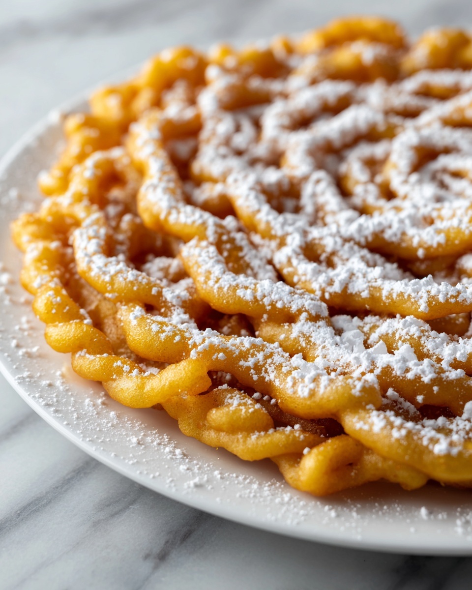 County Fair Funnel Cakes Recipe - Recipe Image