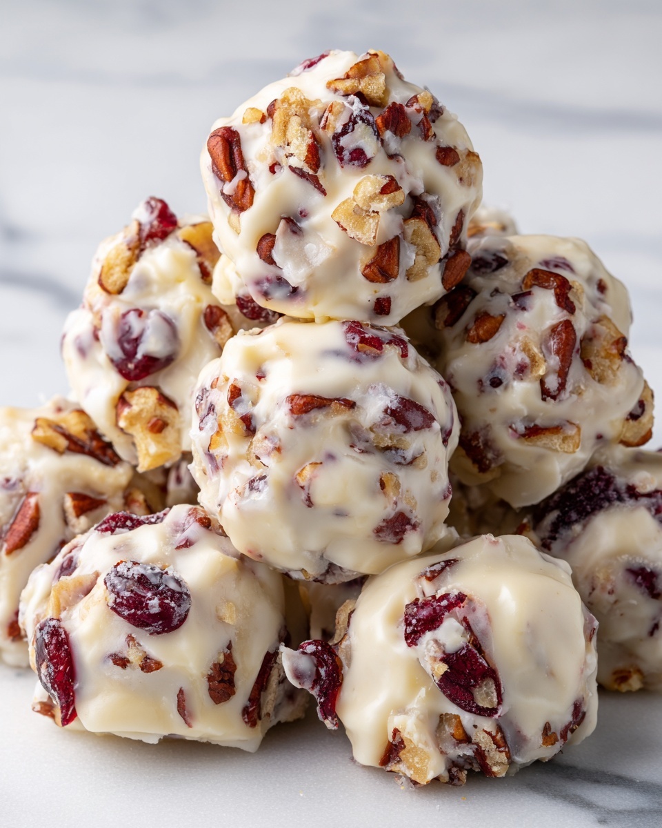 White Chocolate Cranberry Pecan Clusters Recipe - Recipe Image