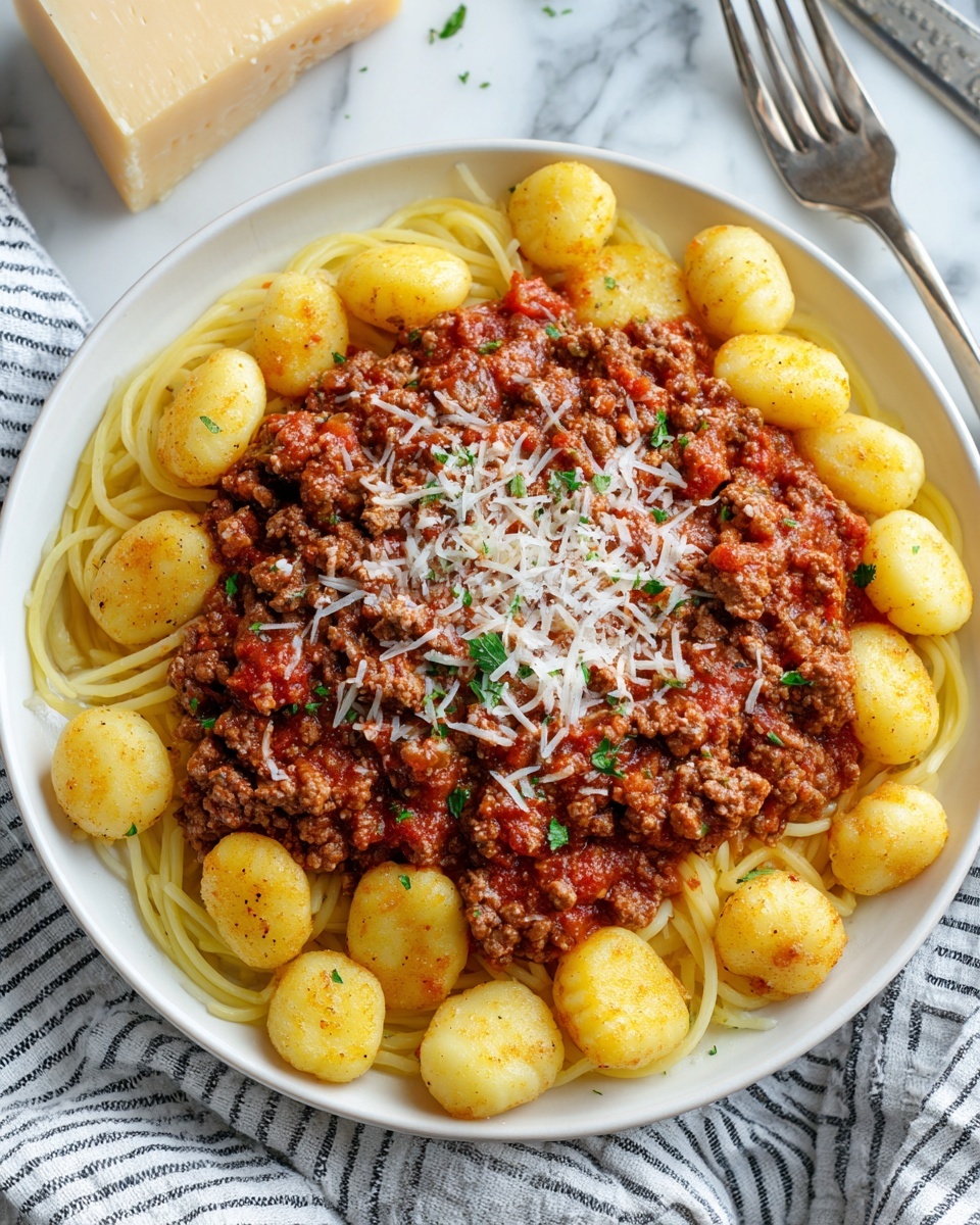 Gnocchi Bolognese Recipe - Recipe Image