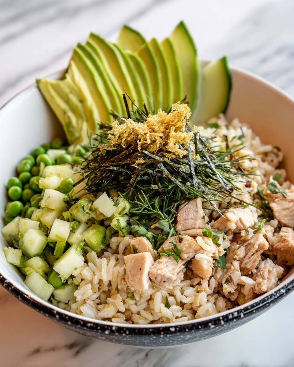 Tuna Avocado Crispy Rice Salad Recipe - Recipe Image