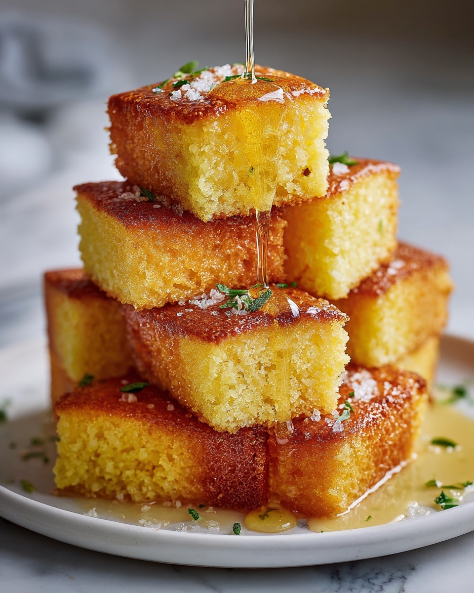 Honey Butter Cornbread Poppers Recipe - Recipe Image