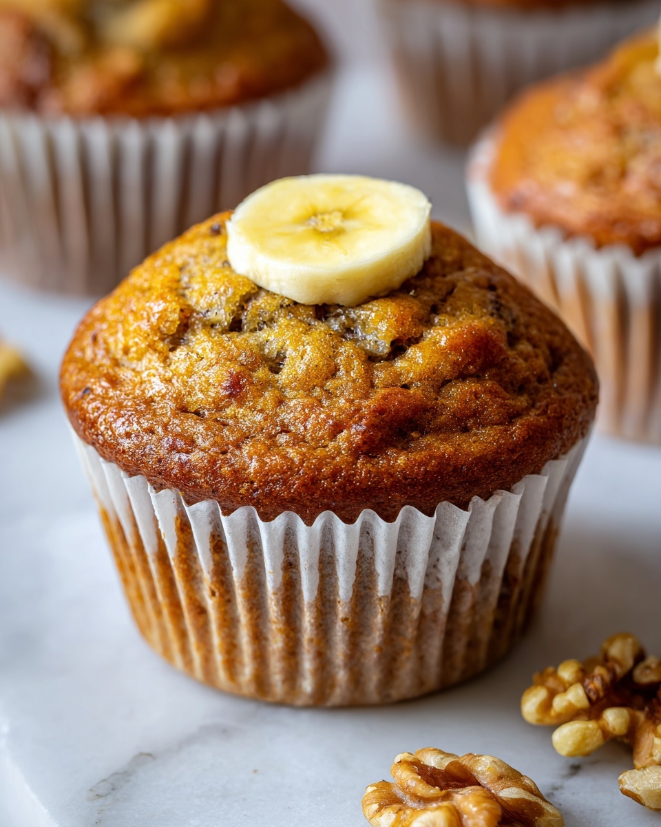 Low-Calorie Greek Yogurt Banana Muffins Recipe - Recipe Image