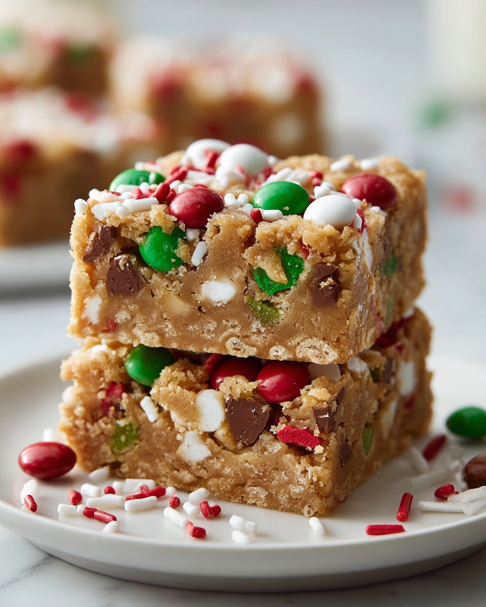 Christmas Cookie Bars Recipe - Recipe Image