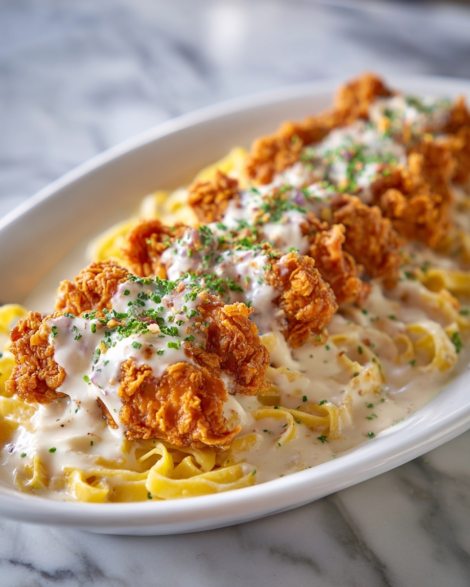 Creamy Crunchy Chicken Pasta Recipe - Recipe Image