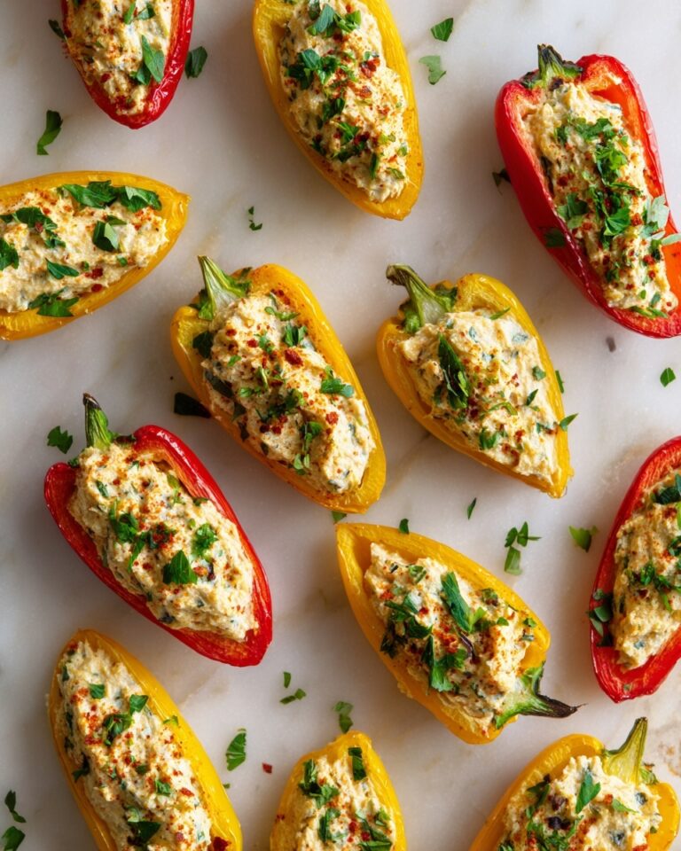 Herb and Cheese Stuffed Bell Peppers Recipe