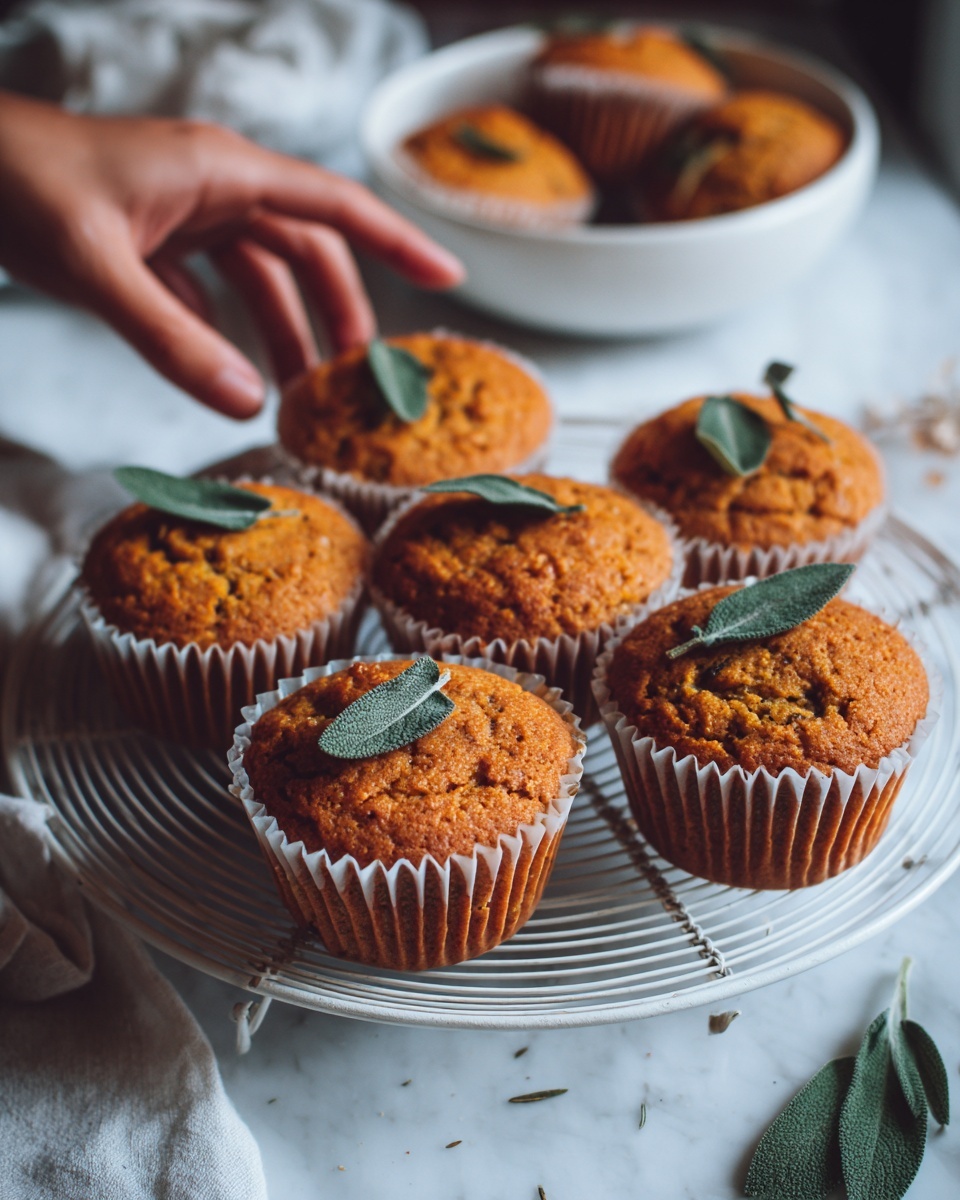 Cheddar Apple Cornbread Muffins with Maple Sage Butter Recipe - Recipe Image