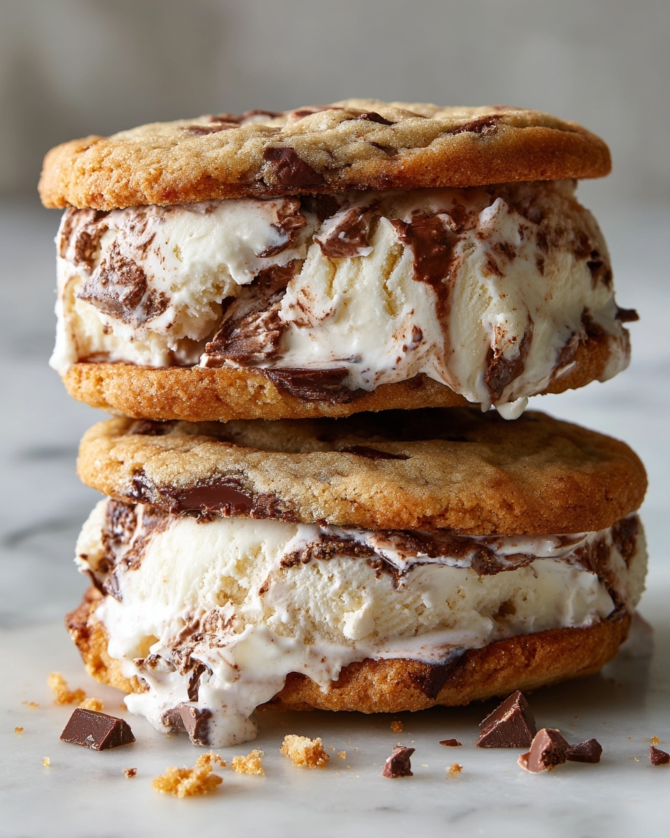 Cookie Dough Ice Cream Sandwich Recipe - Recipe Image