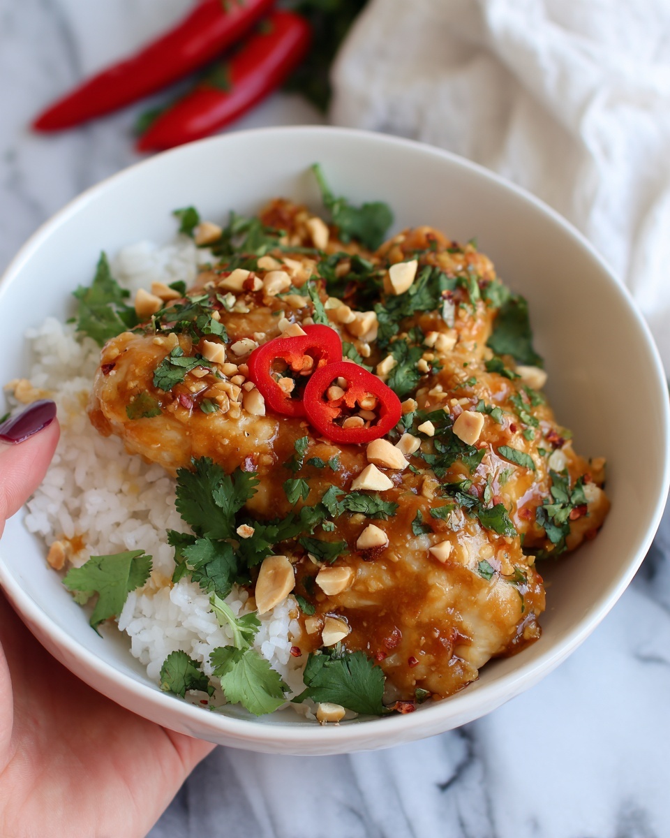 Chicken Satay Rice Bowls Recipe - Recipe Image