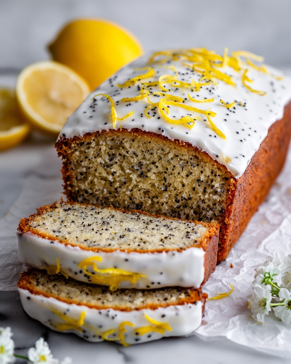 Healthy Oatmeal Lemon Poppy Seed Bread Recipe - Recipe Image