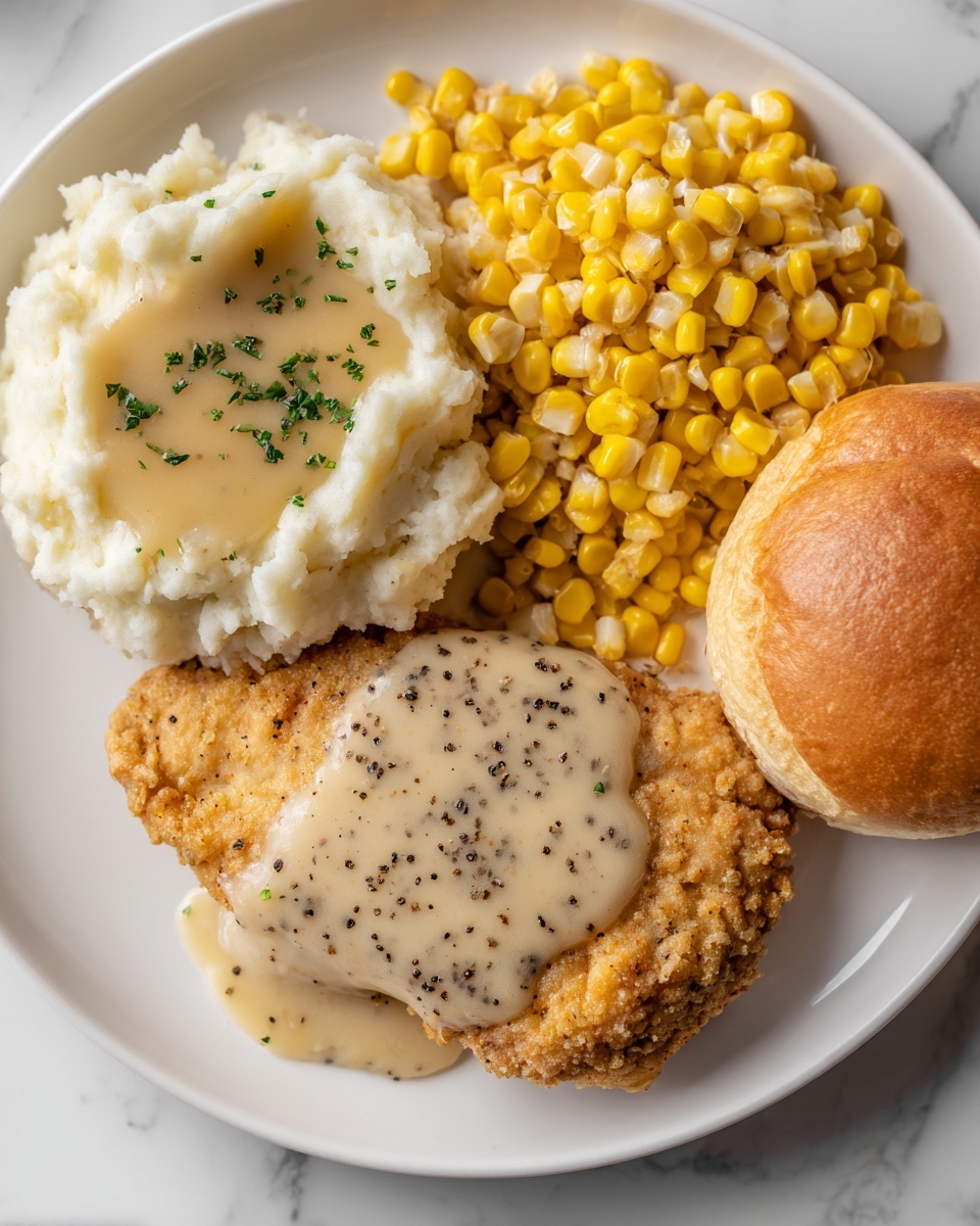 Country Fried Chicken with Gravy Recipe - Recipe Image