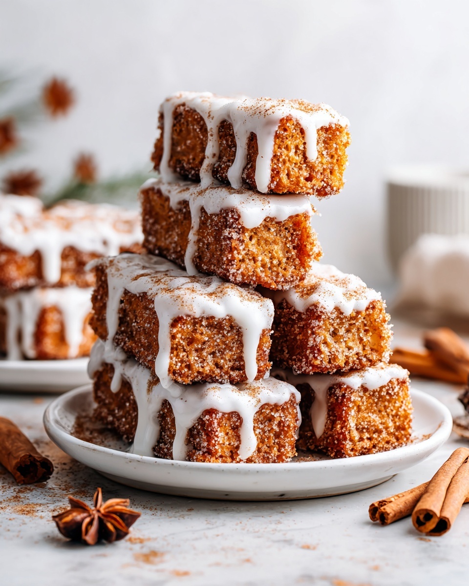 Churro Cinnamon Sugar French Toast with Cream Cheese Icing Recipe - Recipe Image