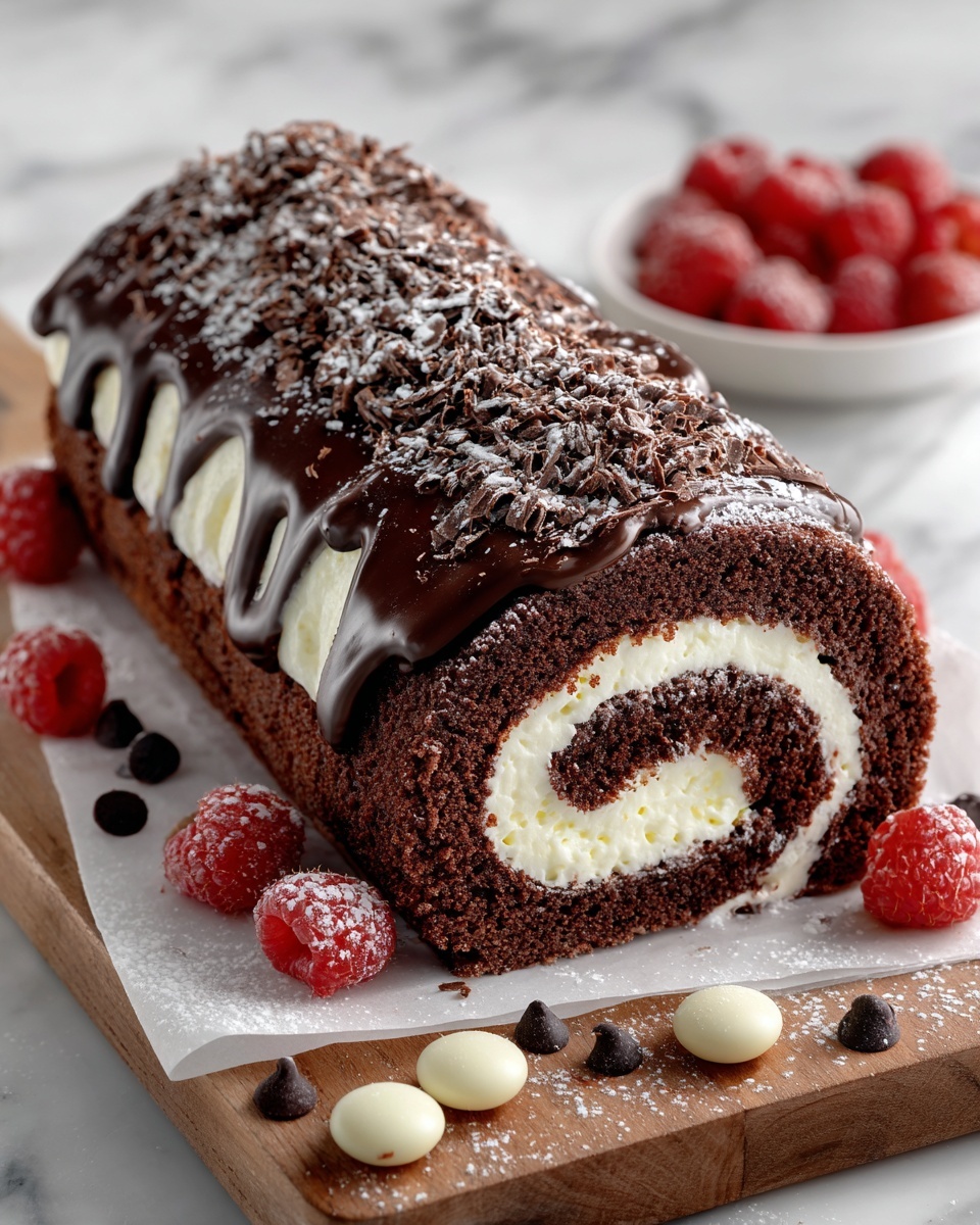 Choco Swiss Roll Delight Recipe - Recipe Image