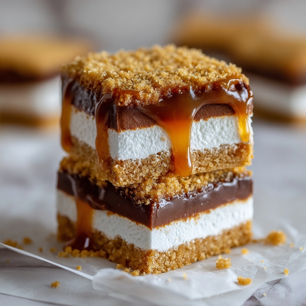 Decadent Caramel Cheesecake Bars Recipe - Recipe Image