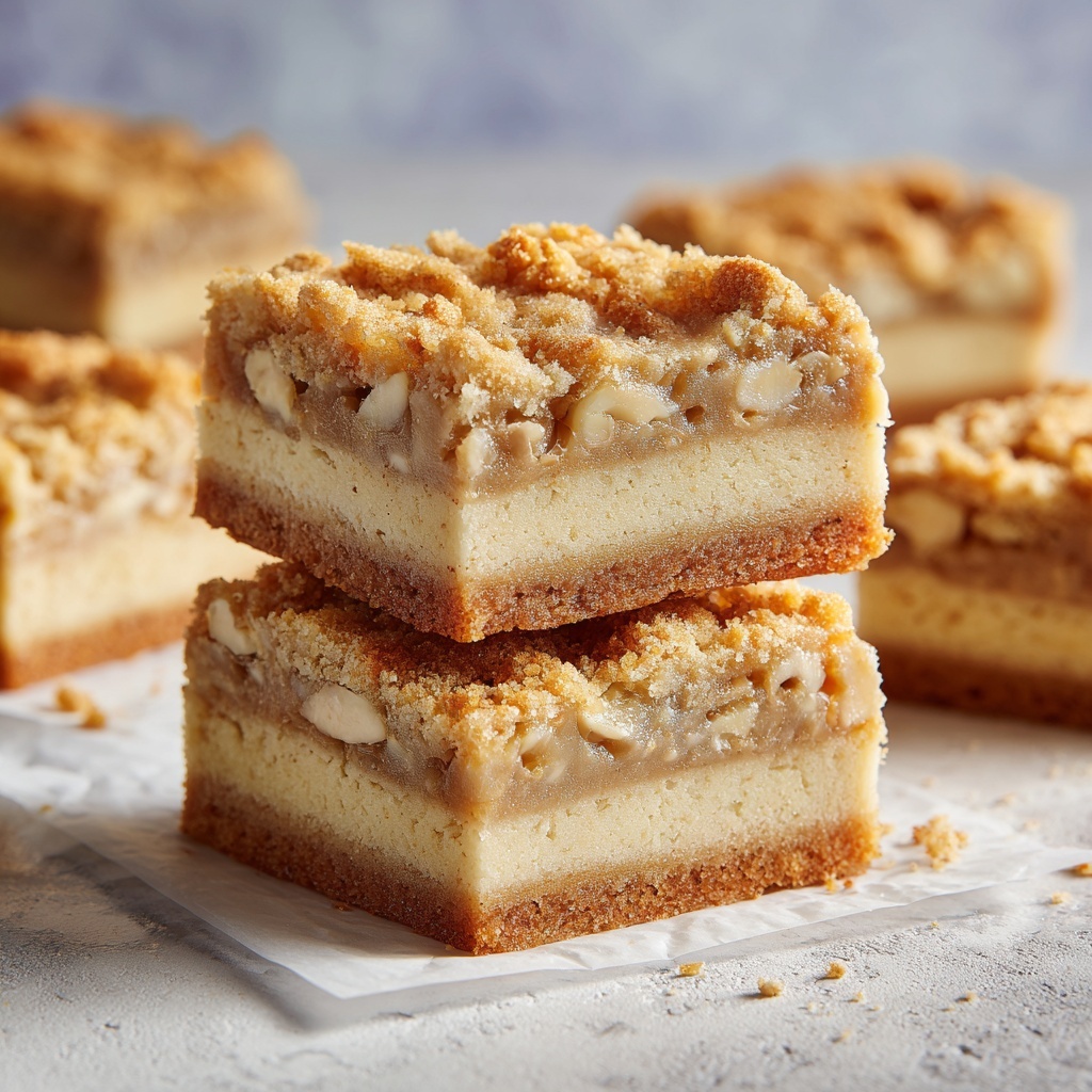 Maple Glazed Apple Blondies Recipe - Recipe Image