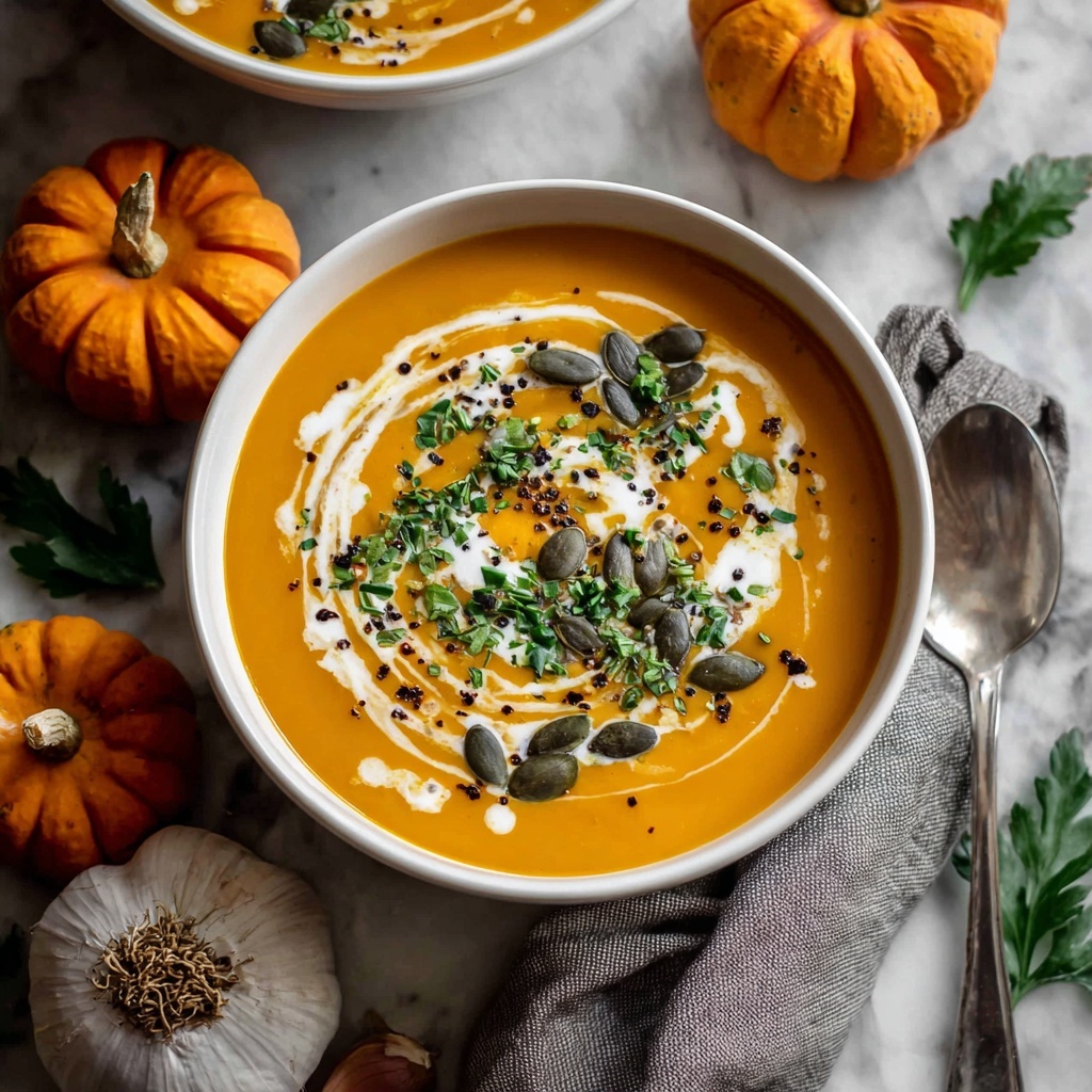 Coconut Curry Pumpkin Soup Recipe - Recipe Image