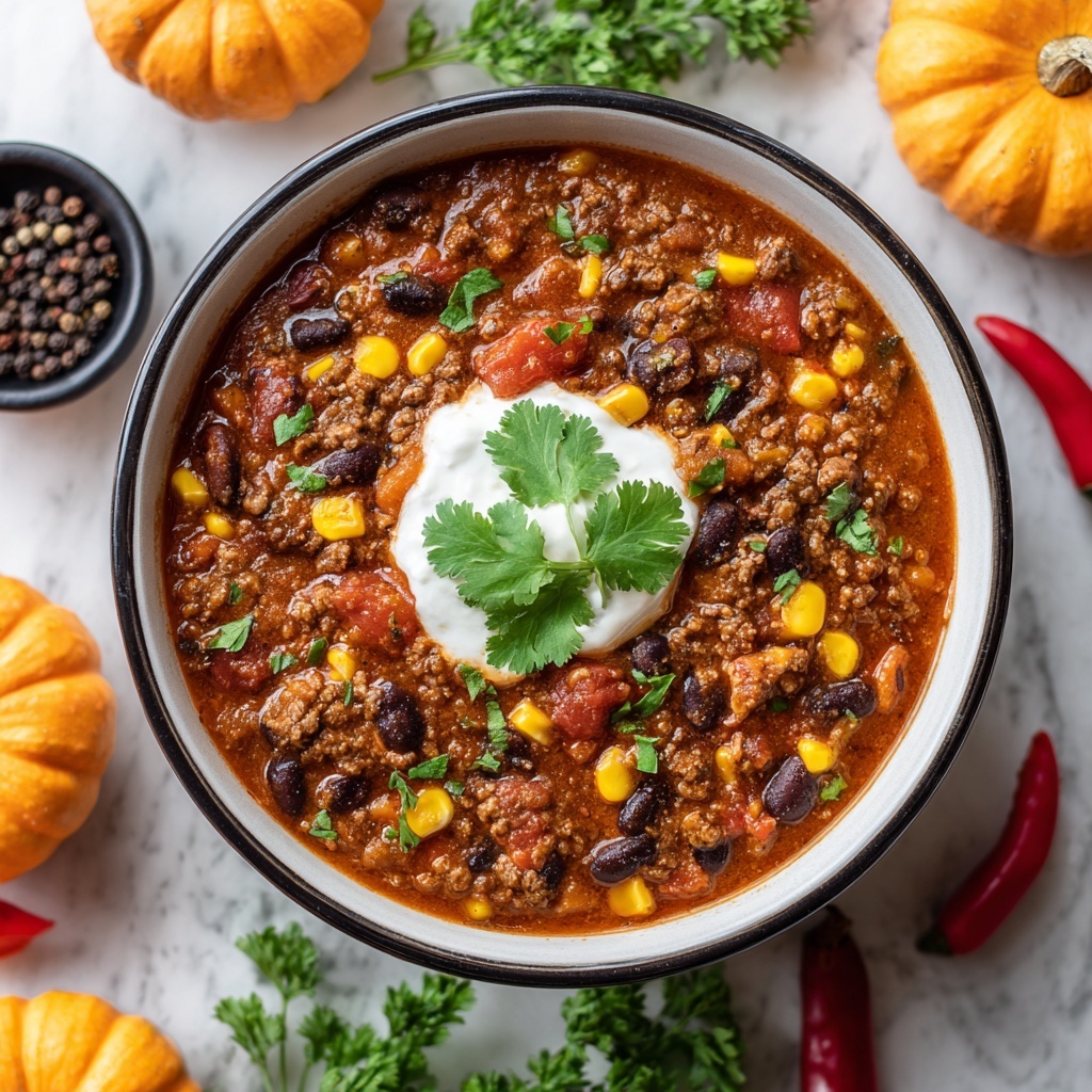 Hearty Pumpkin Chili Recipe - Recipe Image