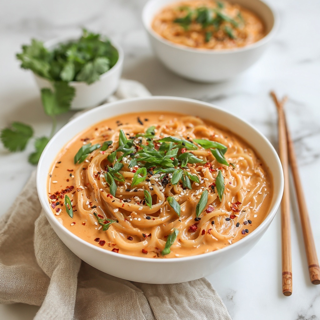 Easy Peanut Butter Ramen Noodles Recipe - Recipe Image