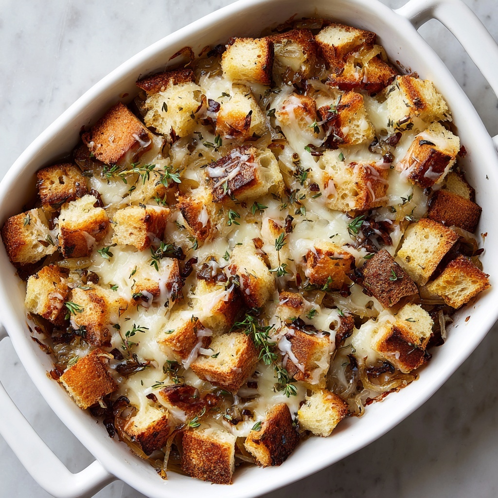 French Onion Mushroom Casserole Recipe - Recipe Image