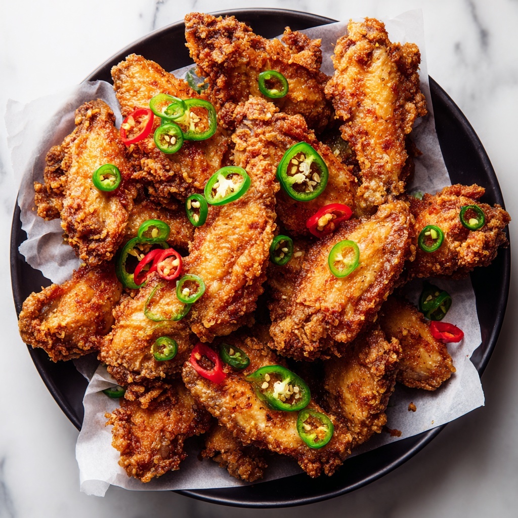 Chinese Salt and Pepper Chicken Wings Recipe - Recipe Image