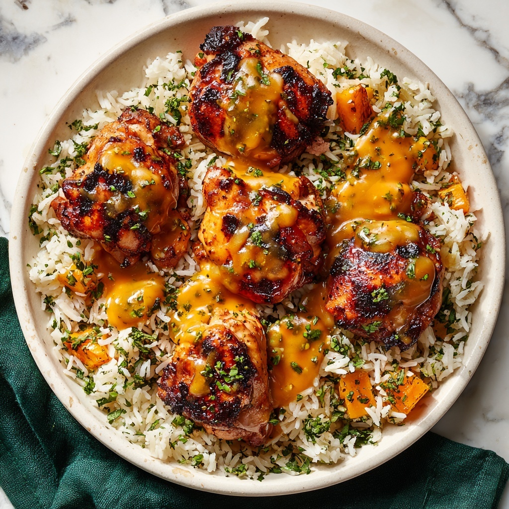 Smothered Chicken and Rice Recipe - Recipe Image