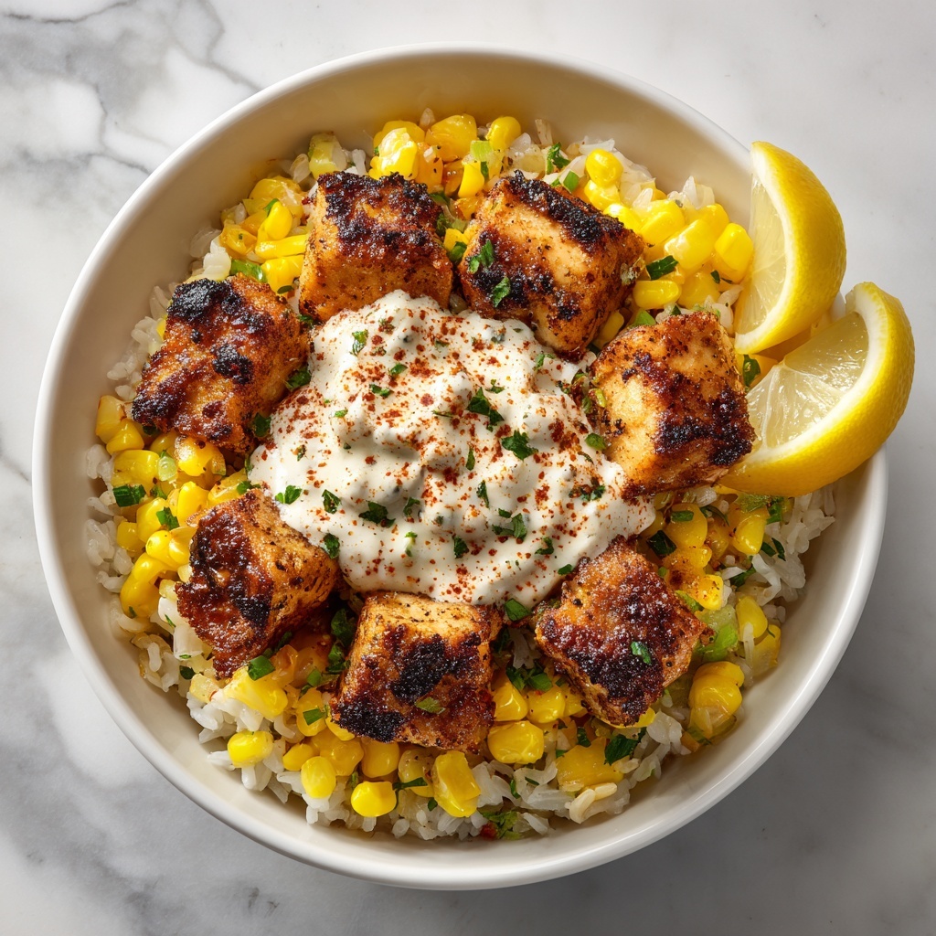 Street Corn Chicken Rice Bowl Recipe - Recipe Image
