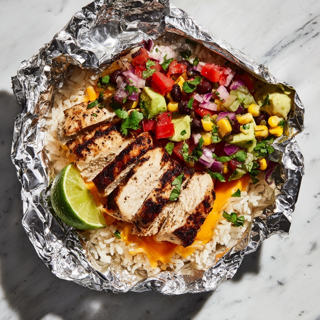 Santa Fe Chicken Foil Packets Recipe - Recipe Image