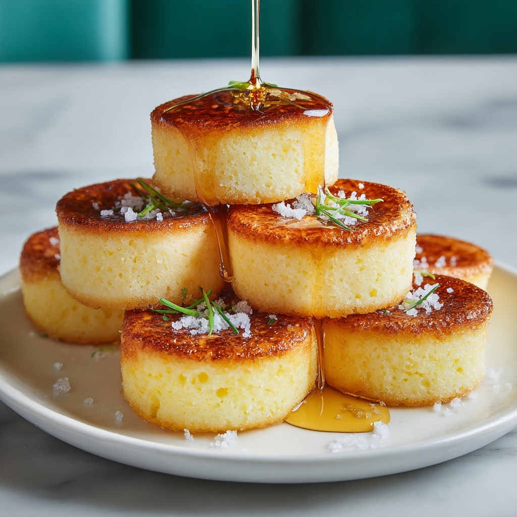 Honey Butter Cornbread Poppers Recipe - Recipe Image