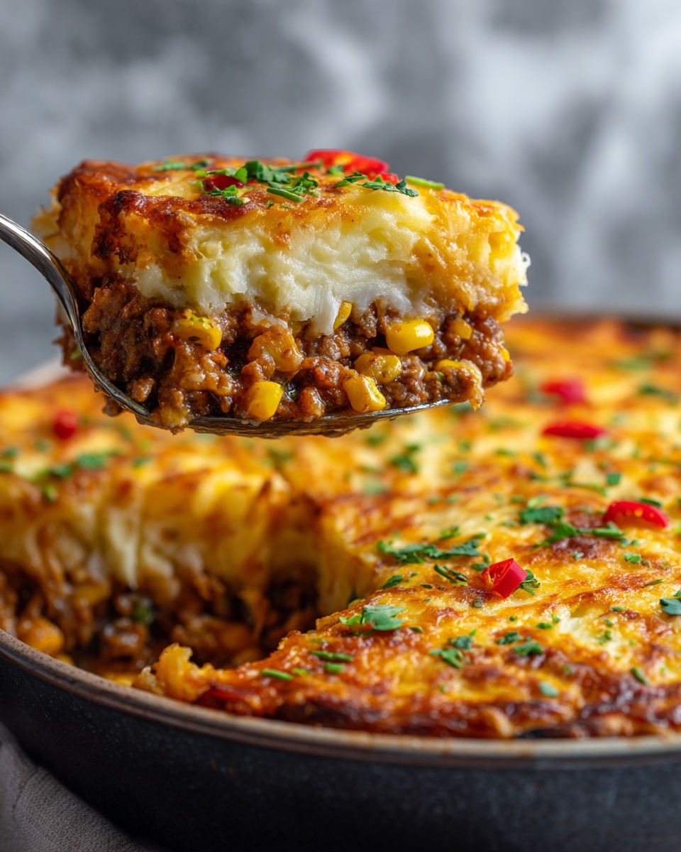 Cowboy Meatloaf and Potato Casserole Recipe - Recipe Image