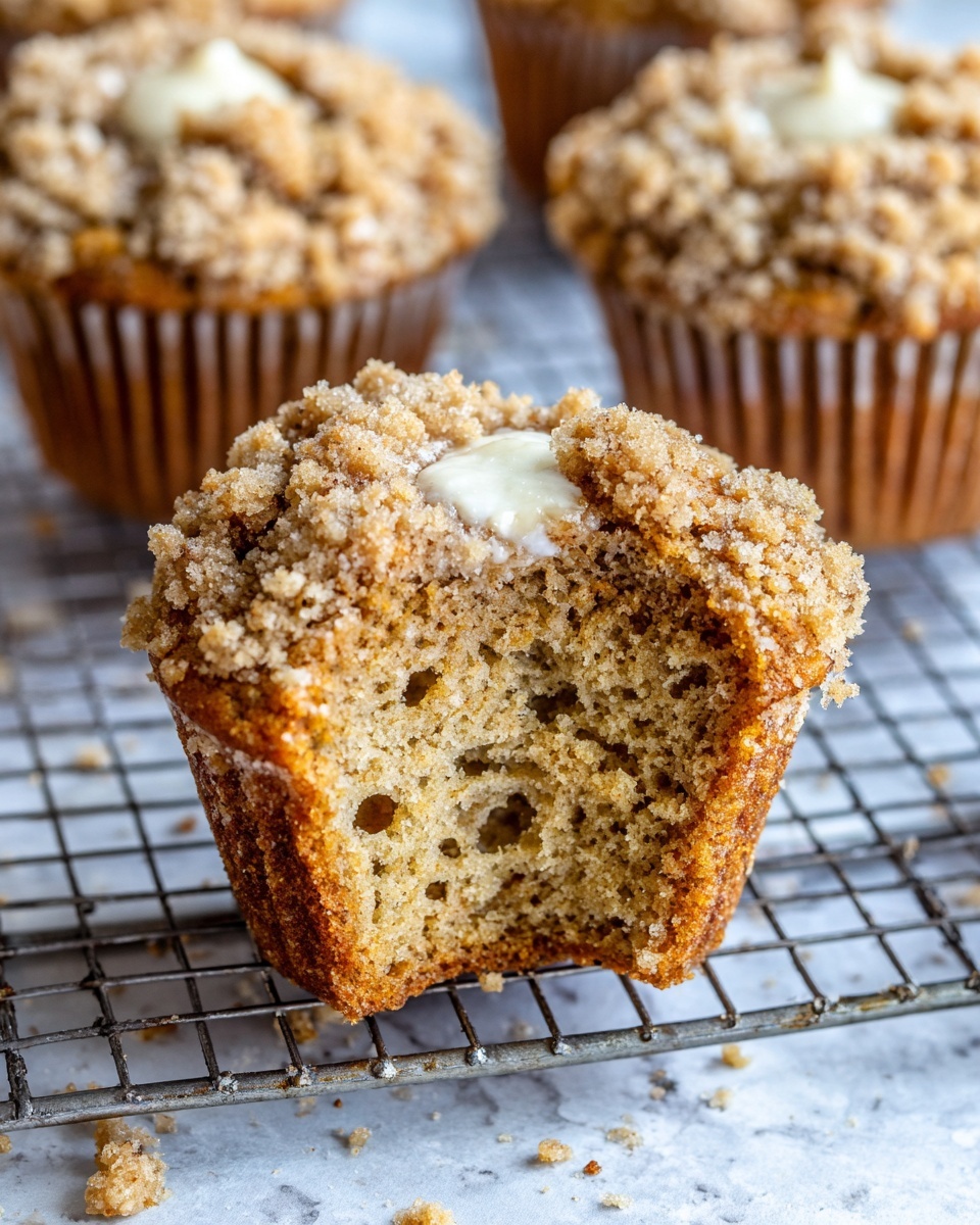 Coffee Cake Greek Yogurt Muffins Recipe - Recipe Image